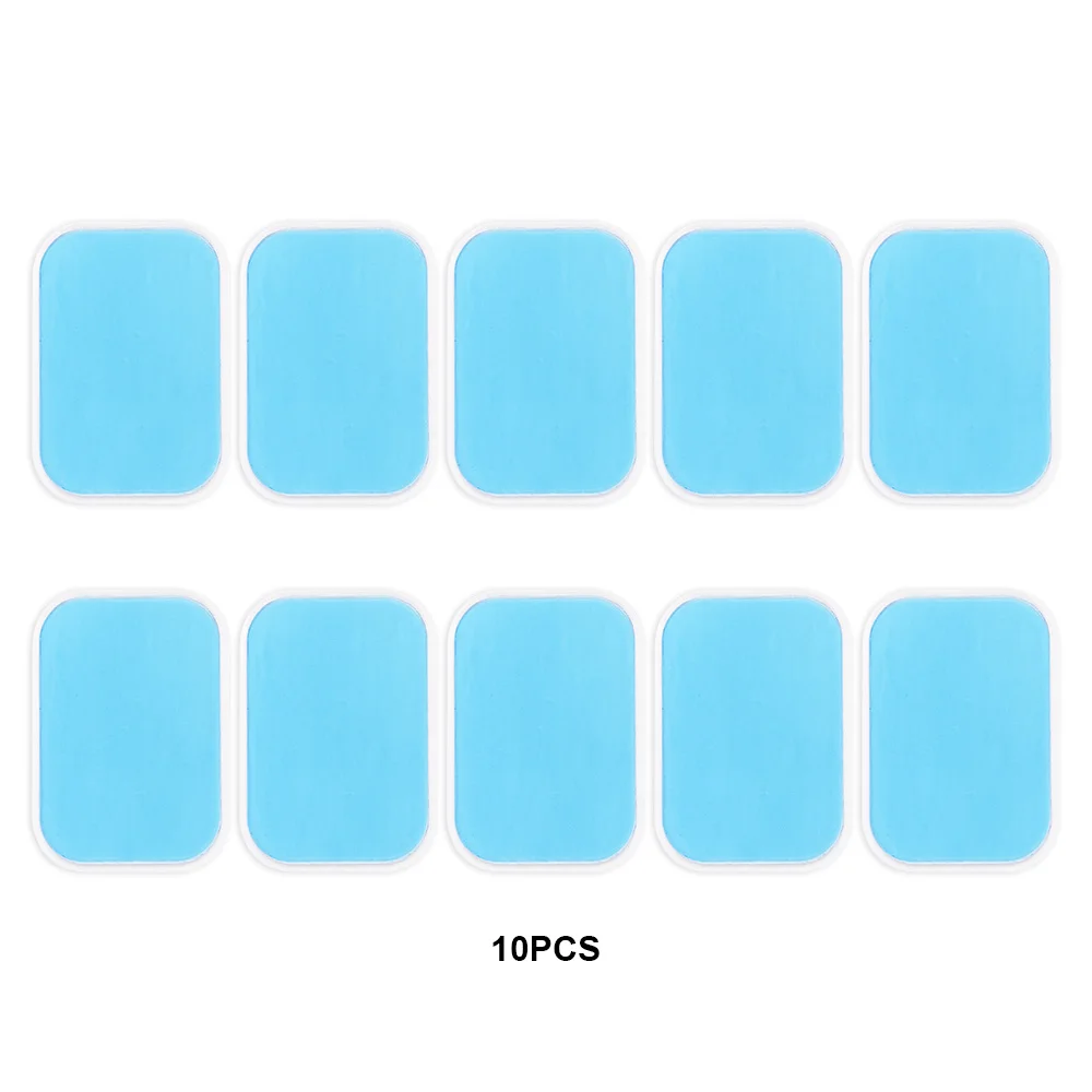 Adesivos De Gel Hidrogel Para Estimulador Muscular Ems Trainer, Almofadas Substituíveis Aparelho Massagem Abdominal Condicionamento Físico E