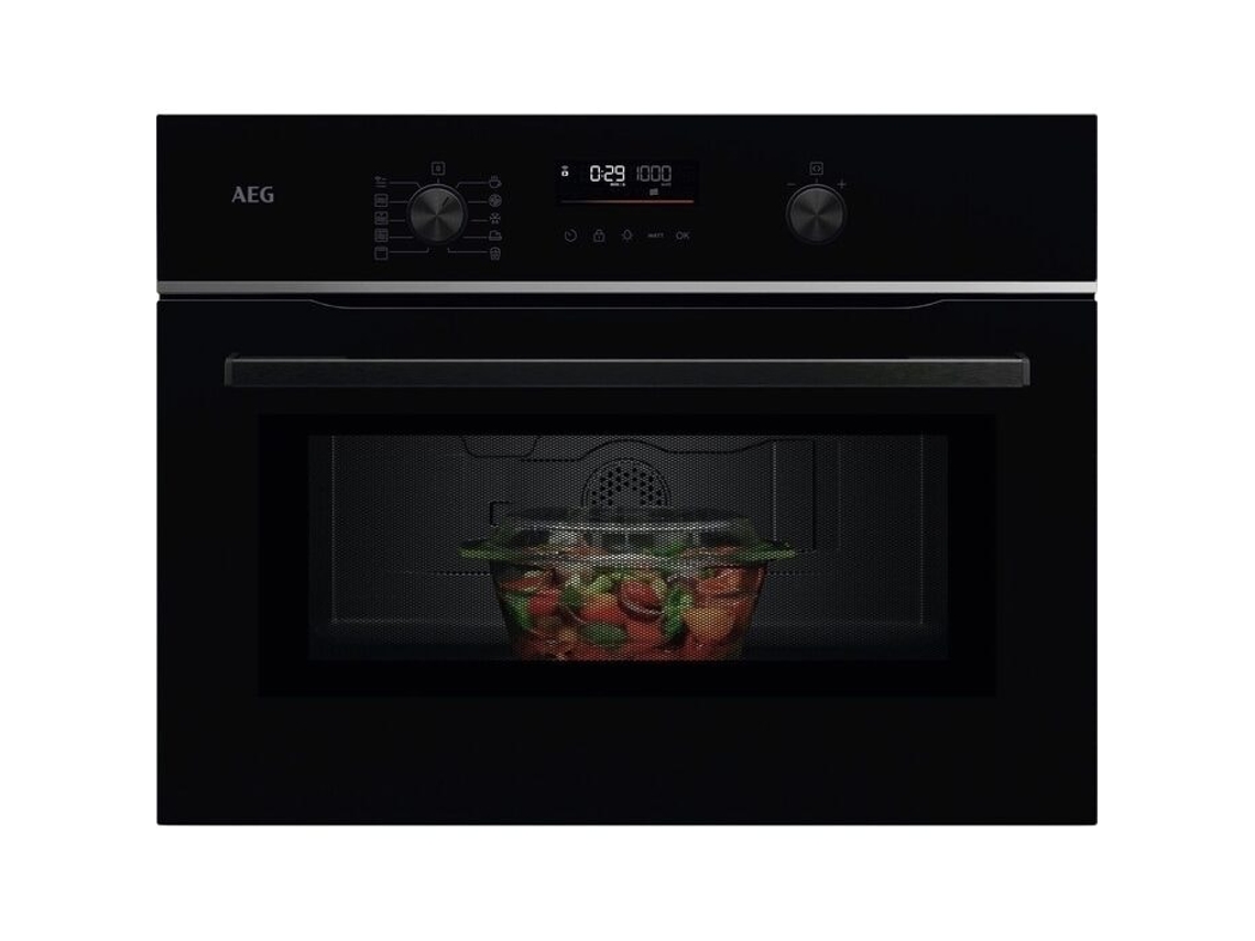 Forno de Encastre com Ar Quente AEG TM5NK401B (44 L - Com Grill - Preto)