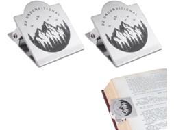 Clipe metálico Increway Classic Mountain, 2 unidades de materiais de mesa criativos e versáteis, adequados