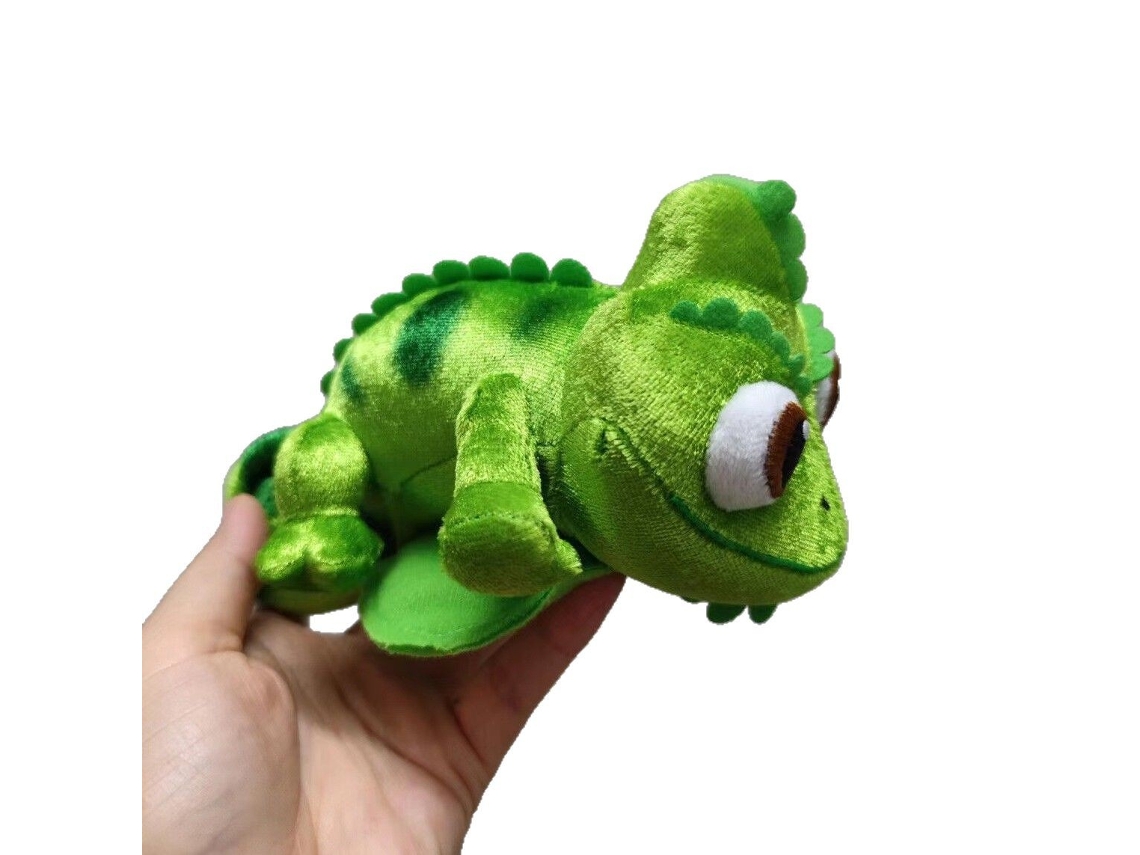 Princesa De Cabelos Longos Boneca Sarrónico Sentado No Ombro, Boneca De Peluche Íman Lagarto Brinquedo De Peluche