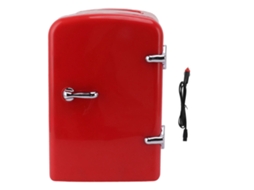 Mini frigorífico portátil 4l para beleza, cosméticos e maquilhagem com plug DC12V para carro LAXISCREED