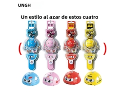 (estilo 1) Relógio Giratório, Brinquedo Educativo Interativo Para Crianças, Carro De Batalha Com Rebobinagem Automática