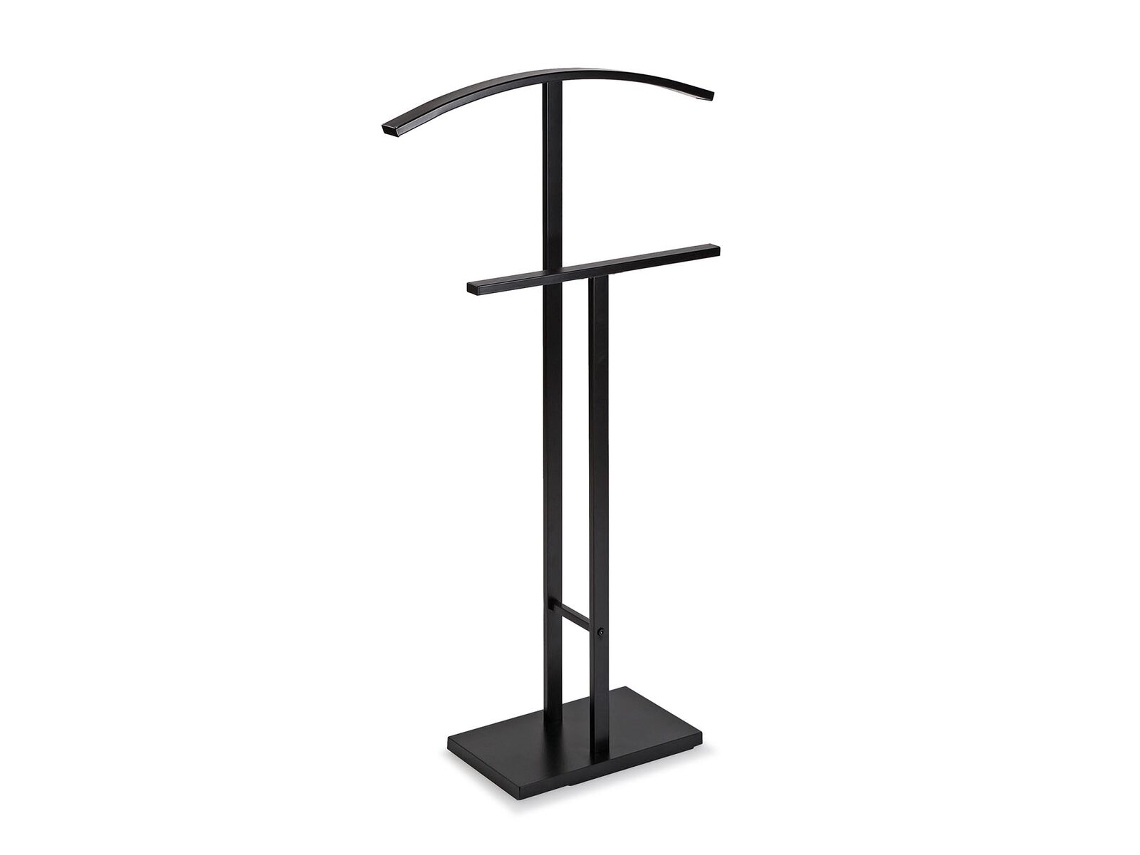 Cabideiro VERSA Lund Preto Aço 20 x 100 x 52 cm