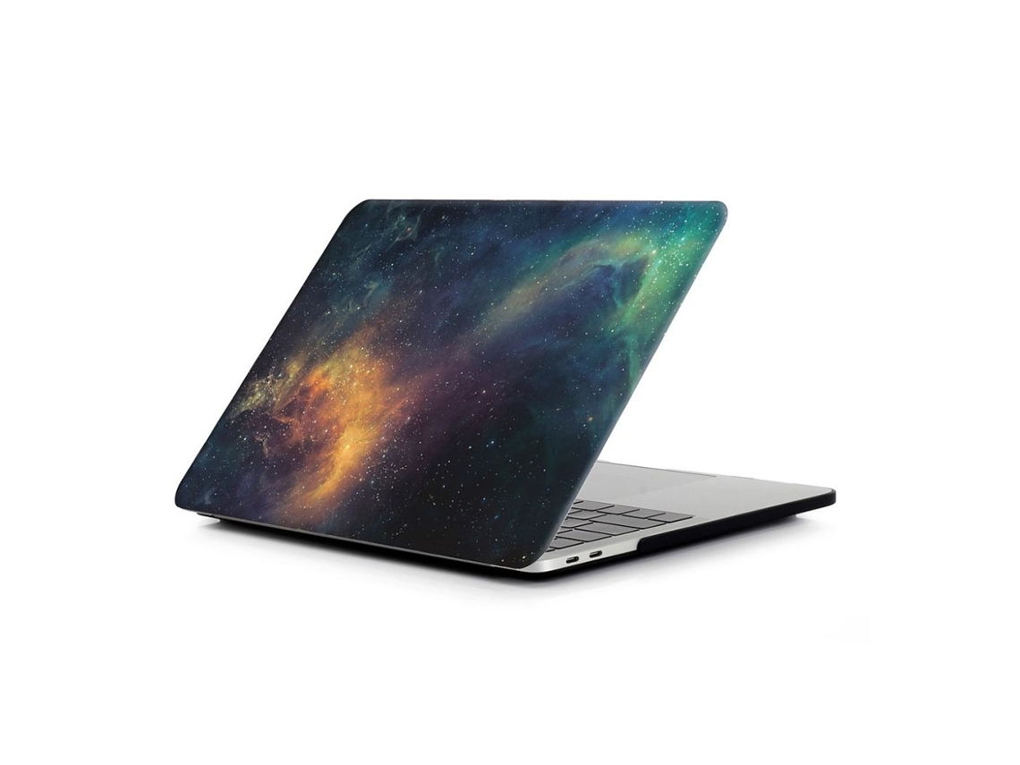 Macbook Pro 13 Polegadas 2016 A1706 A1708 Capa Protetora De Plástico Com Padrão Azul Céu Estrelado Brilvibera