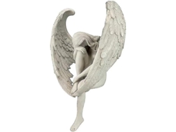 Figura De Ángel Abrazando Piernas De Resina Para Jardín Hogar Decoración Pared 15cm