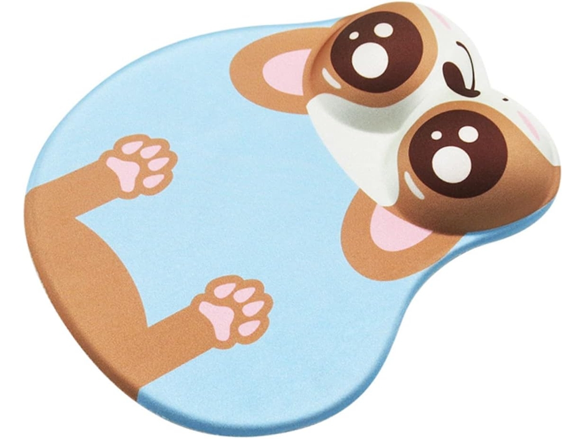 Mousepad De Silicone De Tamanho Médio Com Apoio Para O Pulso, Ergonômico E Antiderrapante, Confortável Para Uso No Escritório E Em Jogos.