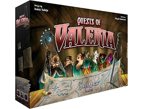Jogo de Tabuleiro  Quests of Valeria (Idade Mínima: 4)