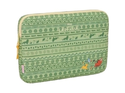 Capa Para Laptop Safta Mufasa 15,6 Polegadas Verde/bege Durável E Leve Brilvibera