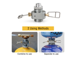 Adaptador de Recarga de Gás com Válvula