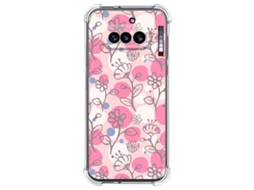 Capa Tumundosmartphone De Silicone À Prova De Choque Para Nothing Phone 4a 5g Com Estampa Floral 7 Desenhos