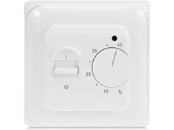 Termostato Manual Elétrico Para Aquecimento De Piso Radiante Com Sonda Ac 220v 16a, Controle Mecânico Do Termostato Para Aquecimento De Piso Radiante