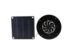 Kit De Exaustor Movido A Energia Solar 22 Cm Painel Solar Portátil Exaustor 20 W Para Rv Galinheiros Estufas Galpões Casas Para Animais De Estimação