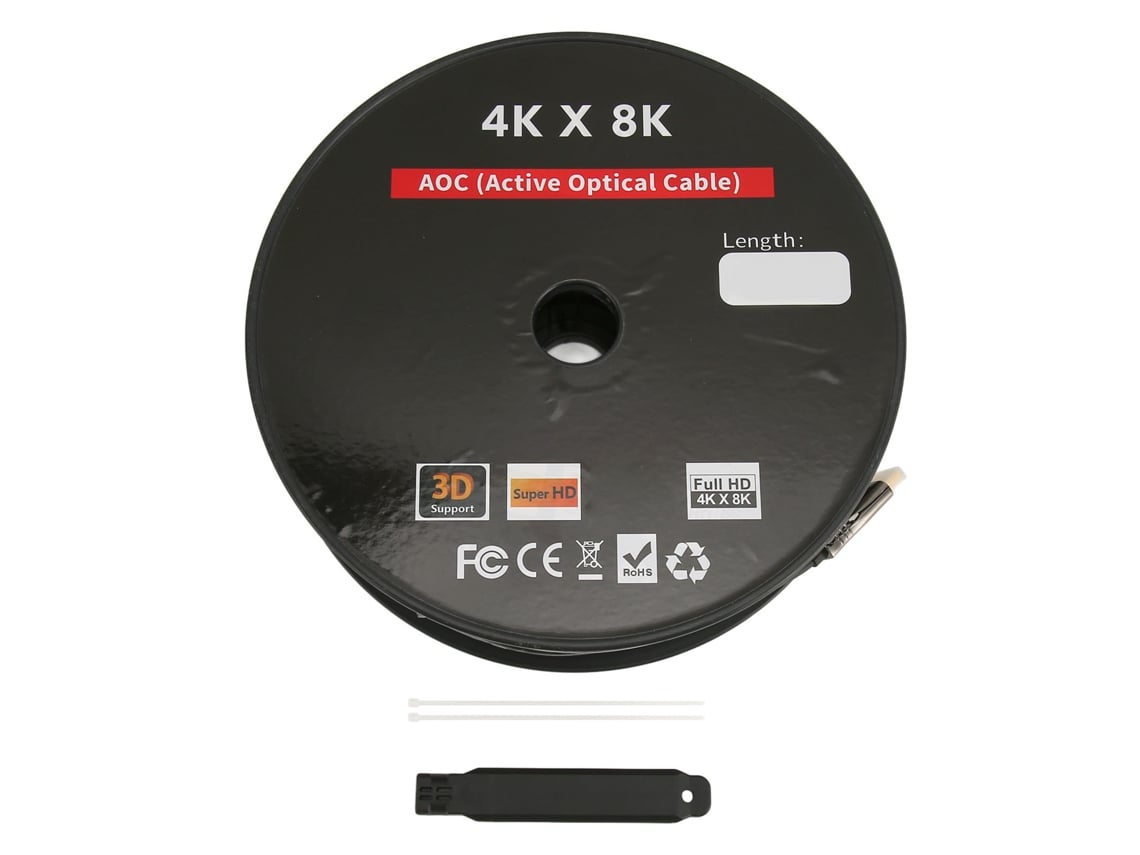 Cabo Hdmi Óptico 4k LAXISCREED 18gbps 2.1