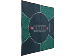 Capa Retangular De Tecido Verde Para Mesa De Poker