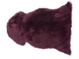 Tapete Uluru (Roxo - Pele Genuína - 100-110x65x8 cm)