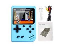 Consola de Jogos Portátil Retro Azul
