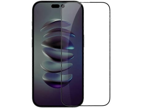 Nillkin Cppro Compatível Com Iphone 15 Pro Max, Dureza 9h, Vidro Temperado Agc, Película Protetora De Tela Cheia Hd Transparente Vledary