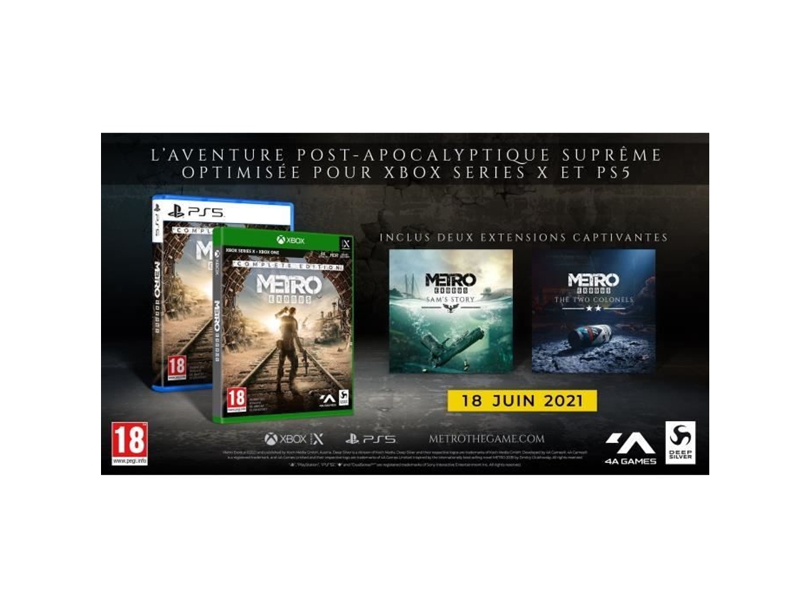 Metro Exodus Jogo PS5 Edição Completa
