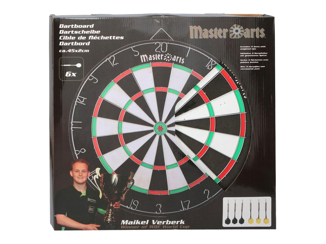Alvo De Dardos De 45 Cm Com 6 Dardos Jogo De Dardos Clássico Para Crianças Merkloos