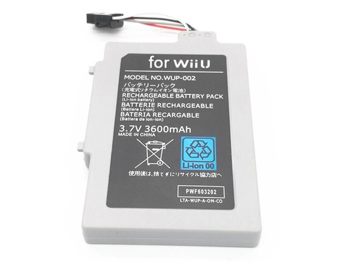 1pcs 3.7v 3600mah Bateria Recarregável De Íons De Lítio Para Bateria De Substituição Do Controlador De Jogo Wii U Para D299d82