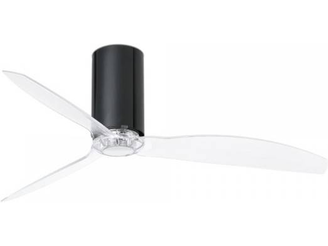 Ventoinha de Teto FARO BARCELONA Mini Tube Preto (32 W - Diêmetro 128 cm)