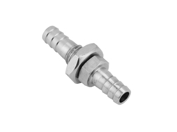 Conector De Mangueira Com Rosca Macho Em Aço Inoxidável 304 Para Tubos (6mm)