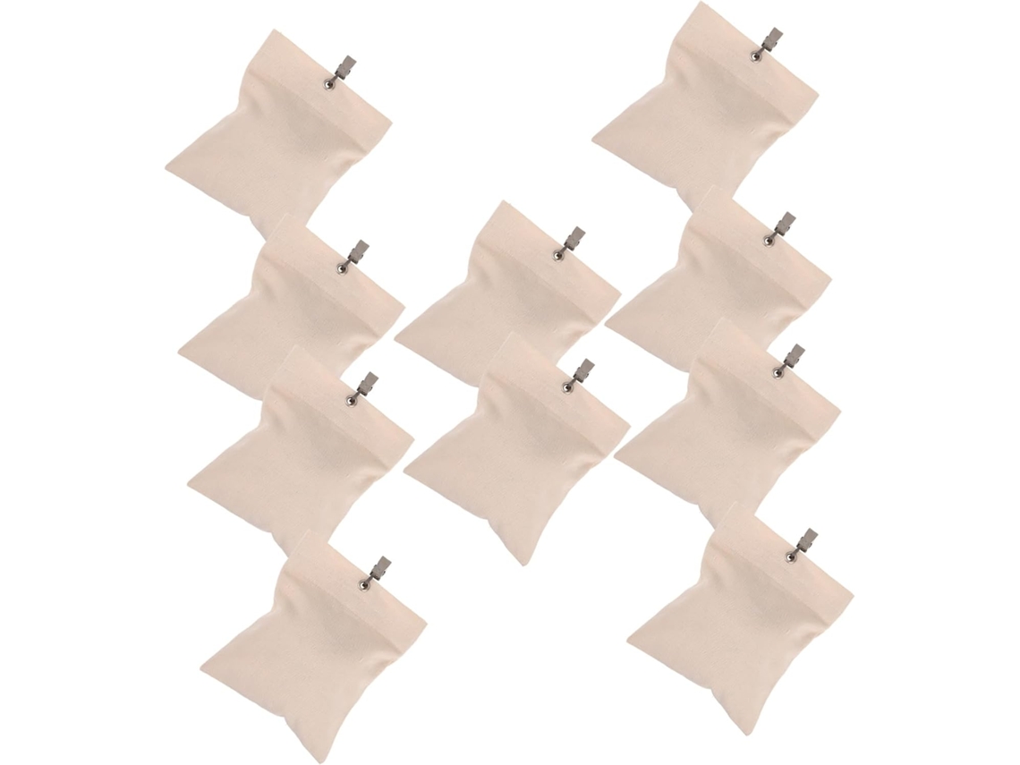 Toddmomy Pacote Com 10 Pesos Para Cortinas Externas, Design Compacto E Material De Lona Resistente Para Fixar Cortinas