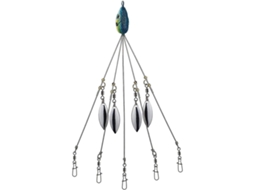Kit De Armadilha Para Pesca De Striped Bass E Pesca Em Água Doce Com Swimbaits, Compatível Com Rigs De Guarda Chuva, Azul C12. Sygo