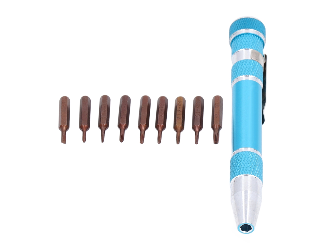 Laxiscreed Ferramentas De Chave De Fenda Em Caneta Com 9 Pontas Para Eletrónica