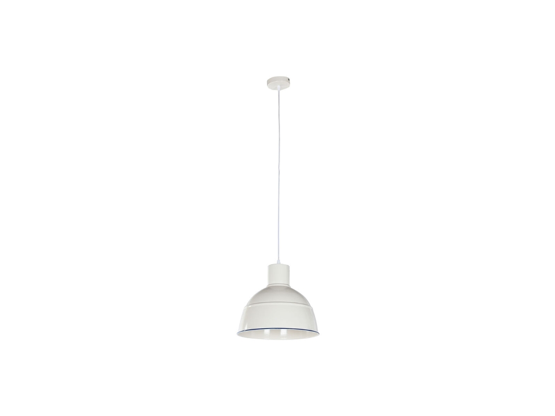 Candeeiro de teto HOME ESPRIT Azul Branco Metal 50 W 32,5 x 32,5 x 30 cm
