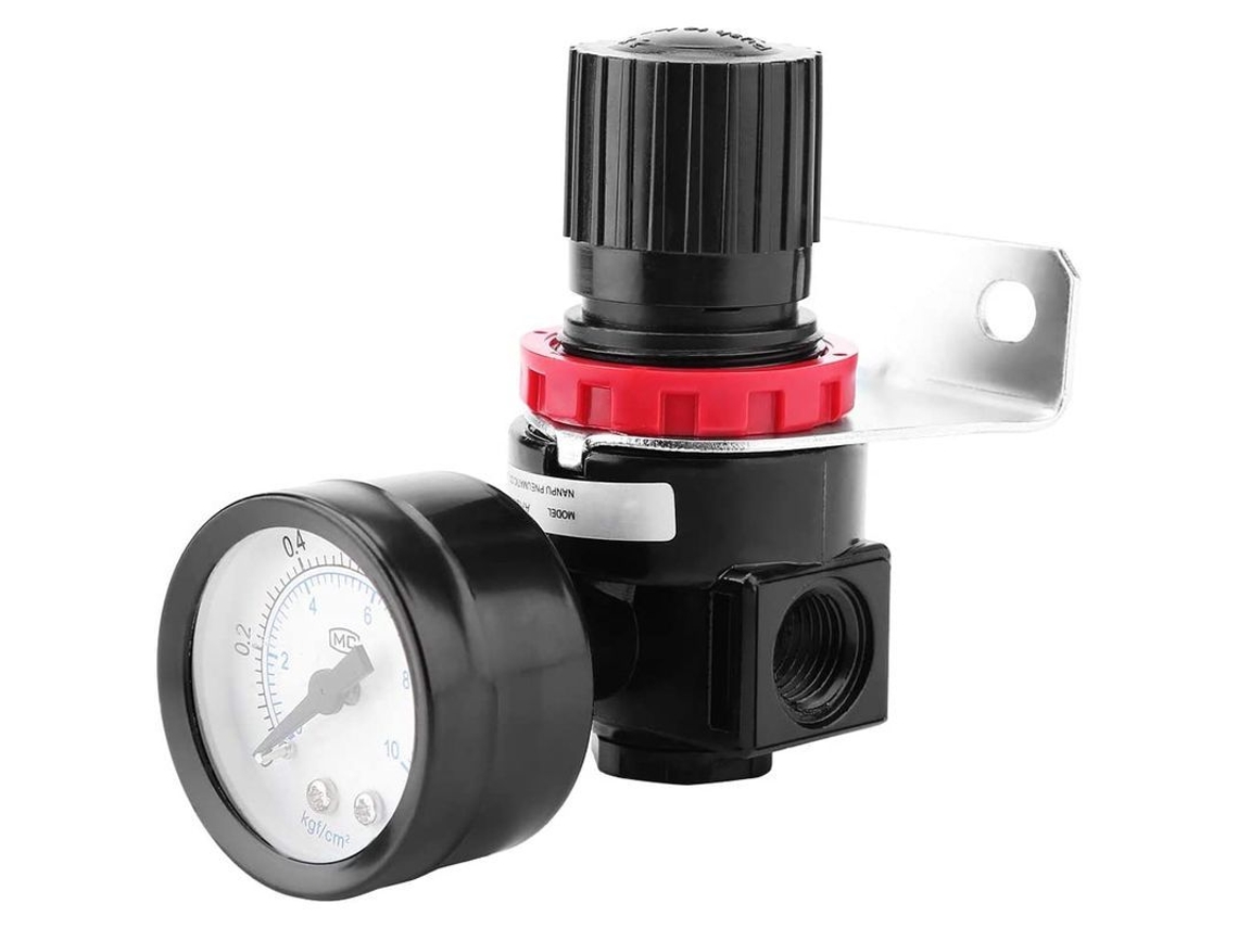 Regulador de Pressão Ar2000 G1/4 Compressor com Manômetro S/MARCA