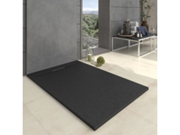 Base de Duche em Resina Vortex Preta 200x80 Cm RC