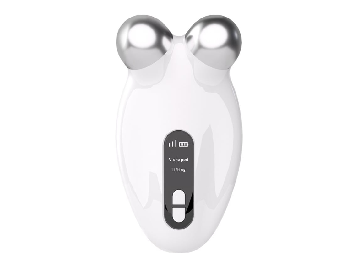 Rolo Facial Microcorrente Massageador Facial Máquina De Beleza Facial Pode Reduzir Linhas Finas E Apertar A Pele Branco Yunzii