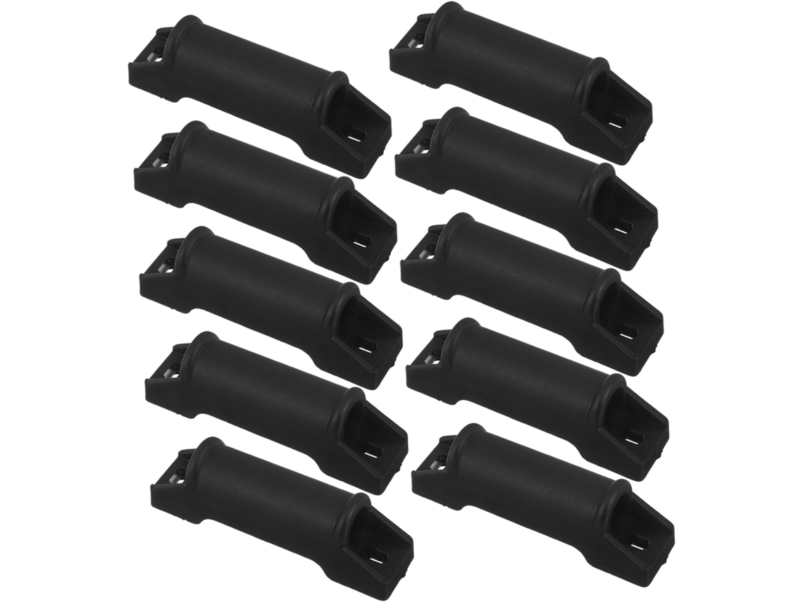 Conjunto Stobaza com 10 suportes para cadeiras reclináveis com pés pequenos, acessórios para movimentação em plástico, proteção para os pés.