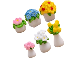 Vaso Para Suculentas Em Miniatura, Bonsai, Conjunto Com 6 Unidades, Casa. Gokoco
