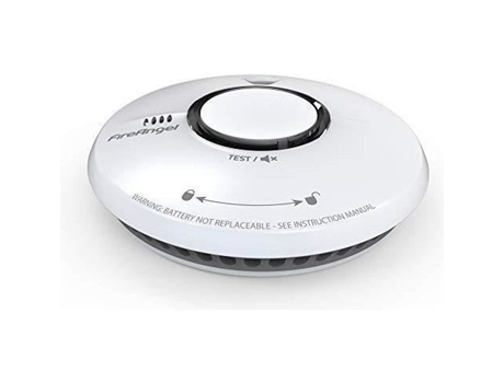 Detetor De Fumaça Fireangel St622 Thermoptek 10 Anos De Vida Útil Sem Fio