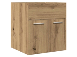 Bathroom Sink Cabinet, Bathroom Sink Cabinets Vidaxl Marrom Madeira Processada (41 X 38.5 X 46 Cm)