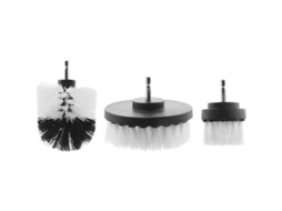 Conjunto De Escovas Rotativas De Limpeza Com Pás De Nylon Para Furadeira 2, 3,5 E 4 Polegadas