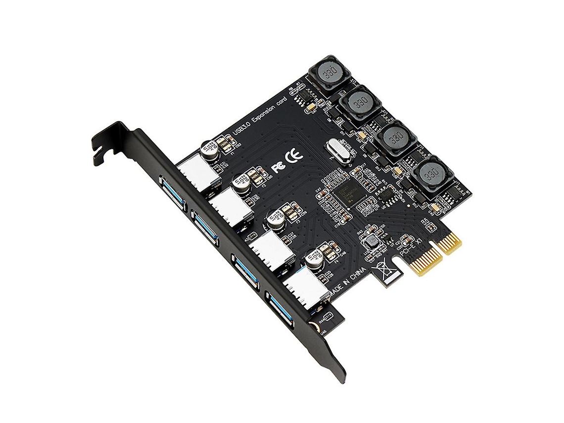 Portas Rápidas Usb 3.0 Pci-e Pcie 4 Para Adaptador De Cartão De Expansão Expresso