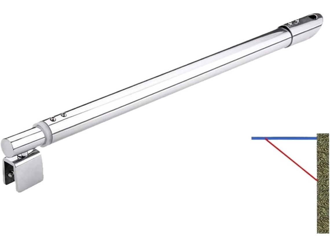 Suporte Para Box De Chuveiro, Barra De Suporte Para Chuveiro Em Aço Inoxidável 304 Porta Vidro, Haste Fixa Com