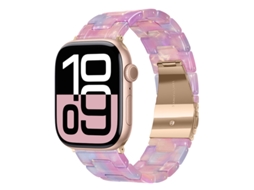 Bracelete Para Apple Watch 42/44/45/46/49mm Rosa Iridescente Cuich