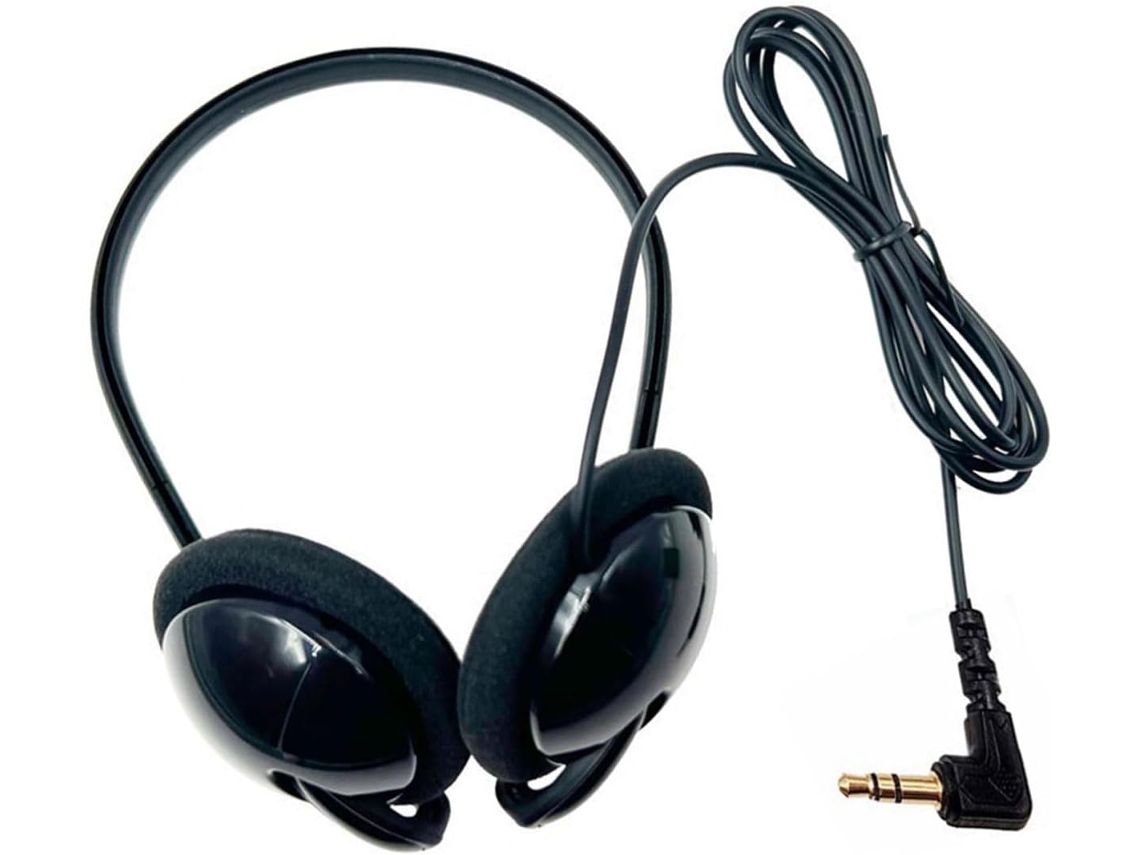 Fones De Ouvido Leves Com Microfone Cancelamento Ruído E Cabo Para Viagem