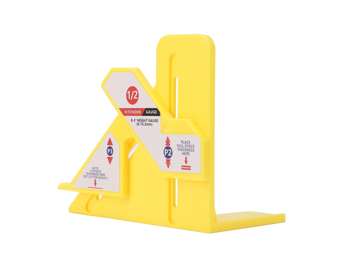 Primerox régua de Altura para Serra de Mesa Profissional Medição Precisa Ferramenta de Marcenaria Abs