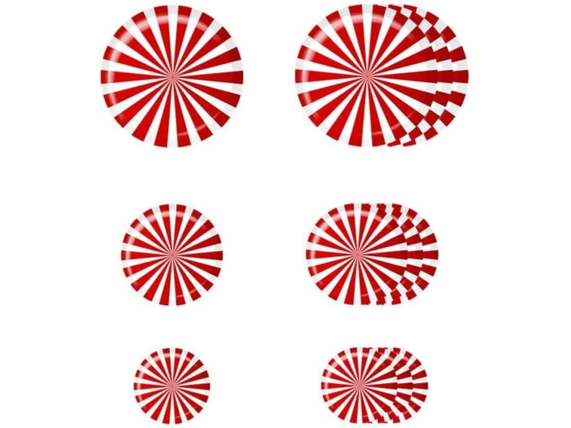Adesivos Parede Natalinos Redondos Pvc Fáceis Aplicar Decoração Festiva Escritório Loja GOKOCO