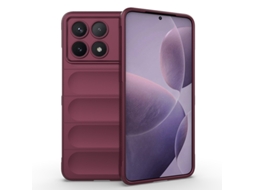 Capa Hexinyigjly Para Xiaomi 14t/14t Pro Antichoque Com Toque Sensorial Roxo Montanha