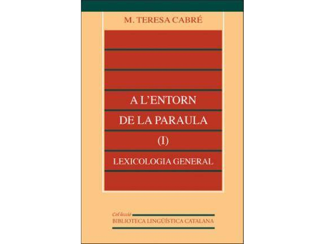 Livro lexicologia general de Cabré Castellví e M Teresa (Espanhol)