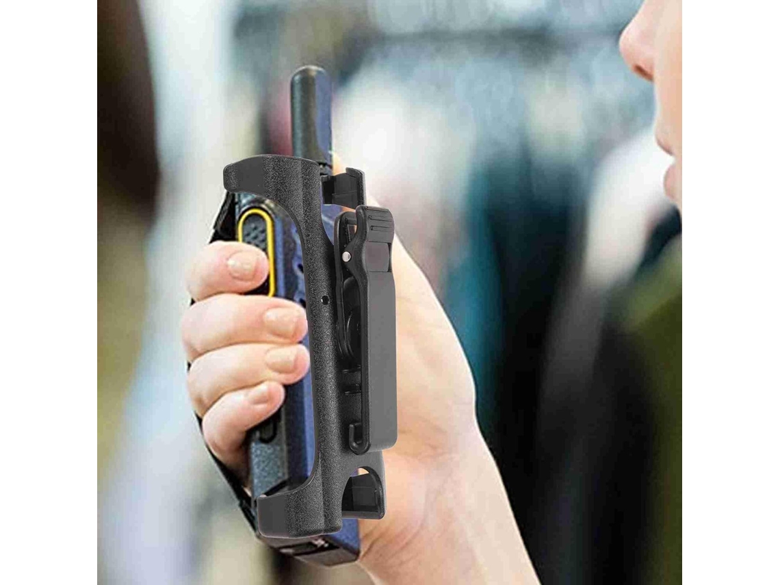 Suporte Traseiro Para Walkie Talkie Com Clipe De Rotação De 90 Graus Para Fixação Estável E Confiáve Gokoco