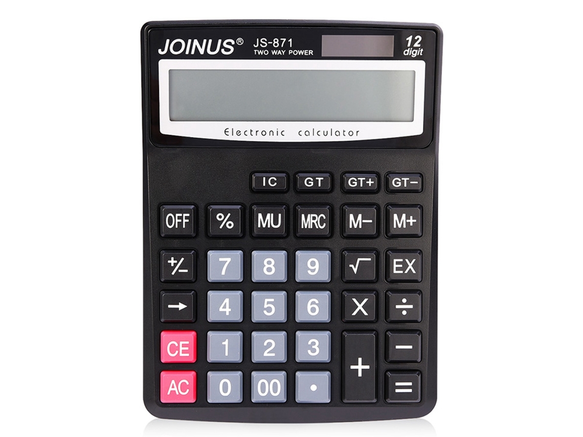 Calculadora De Mesa Eletrônica (simples, Plástica)