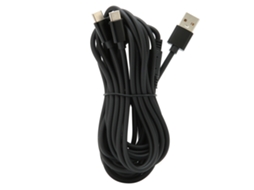 Cabo USB-C duplo EOOCOO para carregamento de controle PS5 de 3m