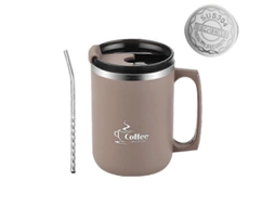 Caneca Térmica De Aço Inoxidável Para Chá E Café, Copo Térmico De Viagem, Novo Ly Ebike